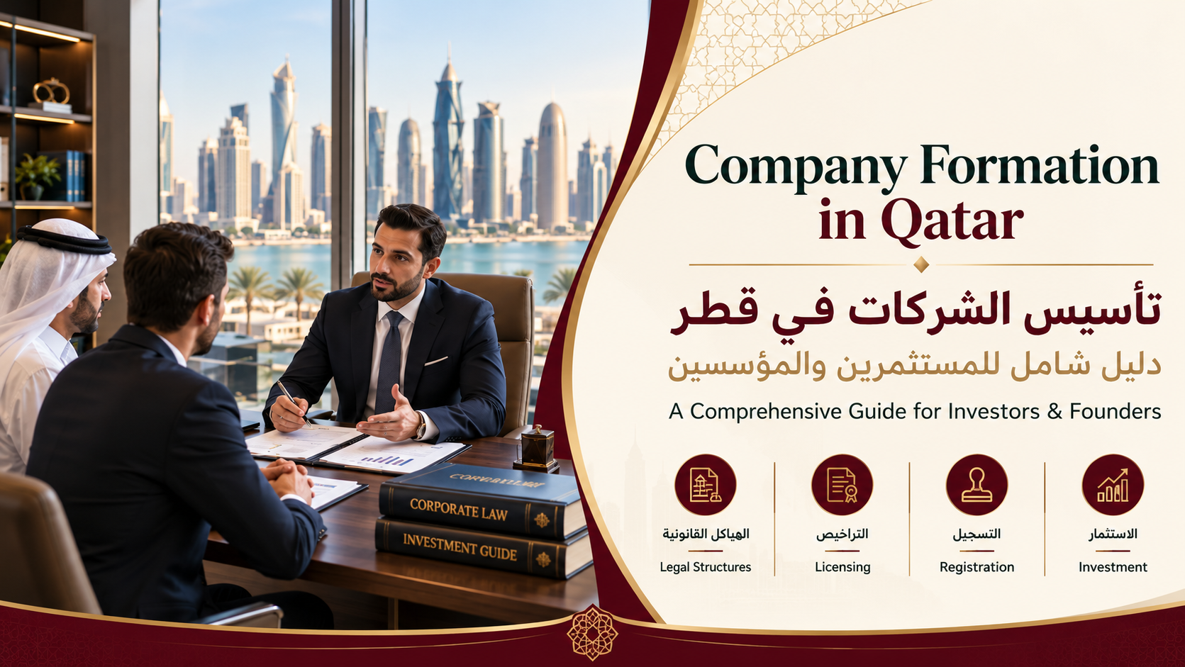 تأسيس الشركات في قطر: دليل شامل للمستثمرين والمؤسسين
